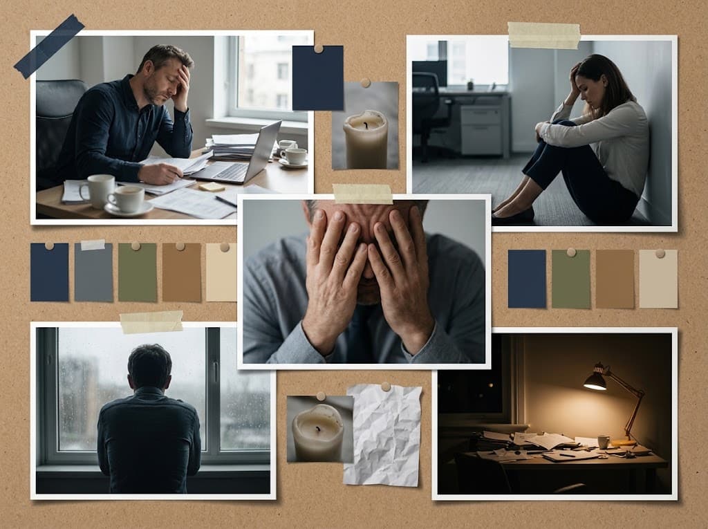 Estrés laboral y síndrome de burnout en adultos: cuando rendir al máximo termina por apagar tu vida 🕯️