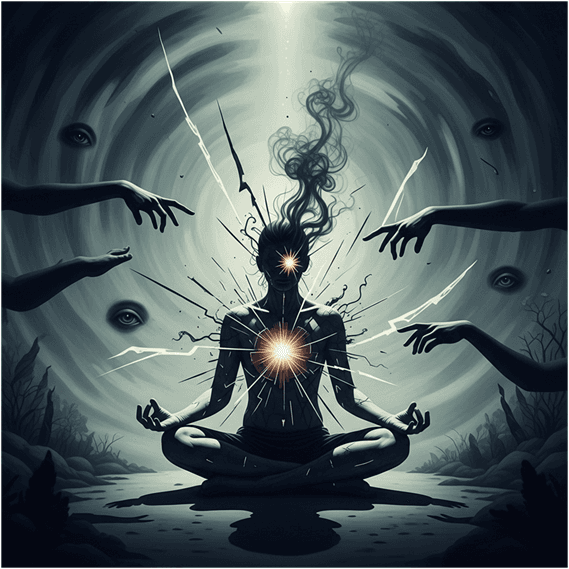 El lado oscuro de la meditación: ¿Por qué la meditación no siempre relaja? 🧘♂️🌫️