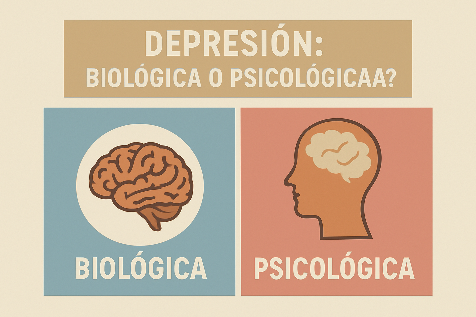Depresión: ¿biológica o psicológica?